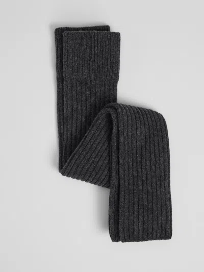 Eileen Fisher Cozy Recycled Nylon Cashmere Leg Warmer In Black