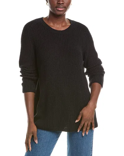 Eileen Fisher Crew Neck Pullover In Black