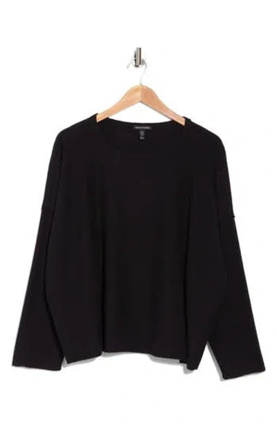 EILEEN FISHER EILEEN FISHER CREWNECK BOX TOP