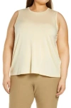 Eileen Fisher Crewneck Jersey Tank