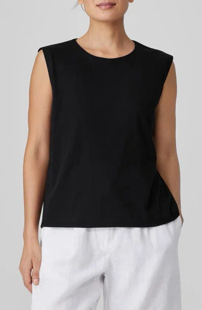 Eileen Fisher Sleeveless Top In Black