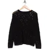 Eileen Fisher Crewneck Organic Cotton Sweater In Black