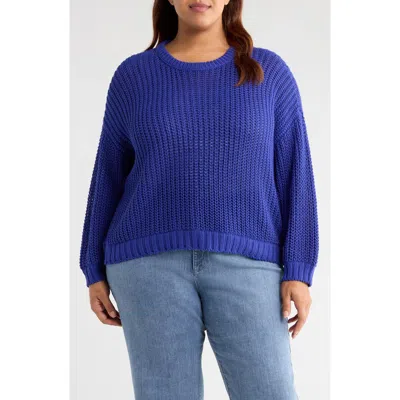 EILEEN FISHER EILEEN FISHER CREWNECK ORGANIC COTTON SWEATER