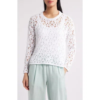 EILEEN FISHER EILEEN FISHER CREWNECK ORGANIC COTTON SWEATER