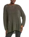 Eileen Fisher Crewneck Pullover In Gray