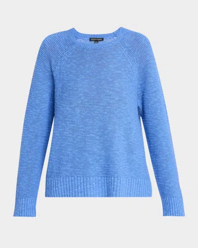 EILEEN FISHER CREWNECK RAGLAN-SLEEVE SWEATER