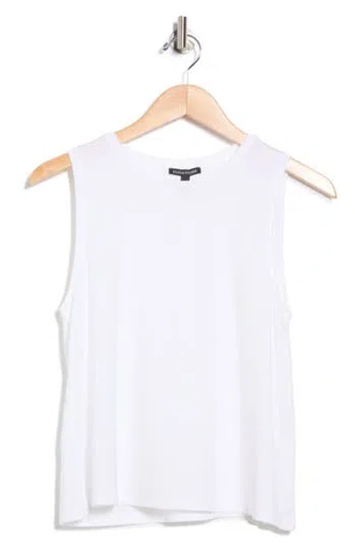 Eileen Fisher Crewneck Shell In White