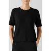 Eileen Fisher Crewneck Tunic In Black
