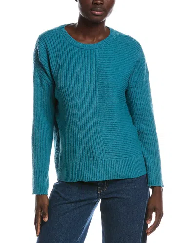 Eileen Fisher Crewneck Sweater In Animal Print