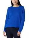 Eileen Fisher Crewneck Sweater In Azure