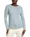 Eileen Fisher Crewneck Sweater In Blue