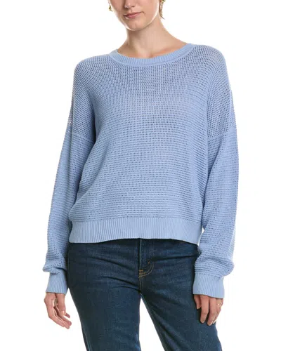 Eileen Fisher Crewneck Sweater In Blue