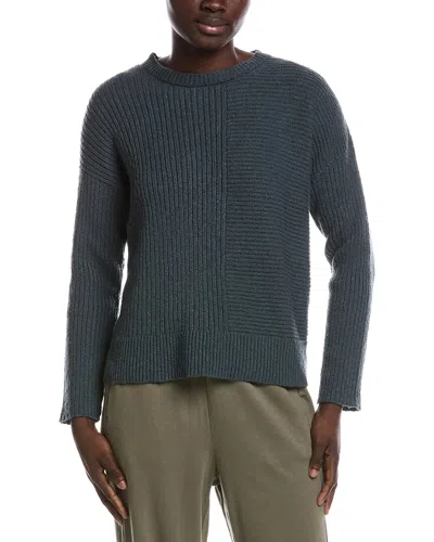Eileen Fisher Crewneck Sweater In Blue