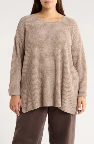 Eileen Fisher Crewneck Sweater In Gray