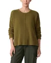 Eileen Fisher Crewneck Sweater In Green