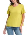 Eileen Fisher Crewneck T-shirt In Yellow