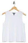 Eileen Fisher Crewneck Tank In White