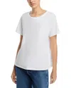 Eileen Fisher Crewneck Tee In White
