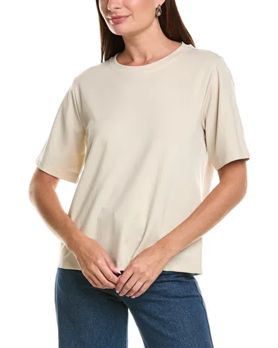 Eileen Fisher Crewneck T-shirt In Neutral