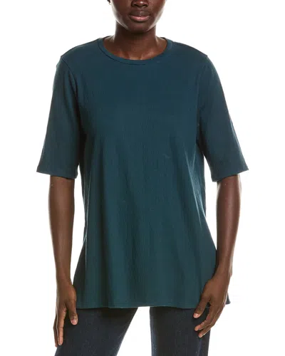 Eileen Fisher Crewneck Tunic In Black