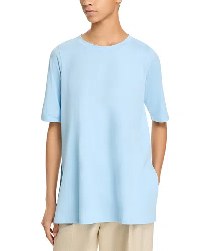 Eileen Fisher Crewneck Tunic In Skylt