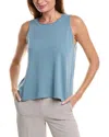 Eileen Fisher Crewneck Shell Top In Blue