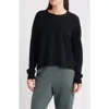 Eileen Fisher Crewneck Wool Sweater In Black