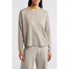 Eileen Fisher Crewneck Wool Sweater In Dove