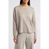 Eileen Fisher Crewneck Wool Sweater In Dove