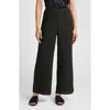 Eileen Fisher Wide-leg Stretch-jersey Trousers In Seaweed
