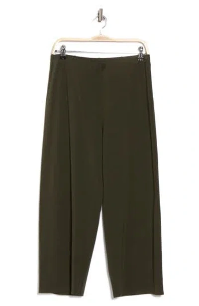 Eileen Fisher Crop Straight Leg Pants In Black