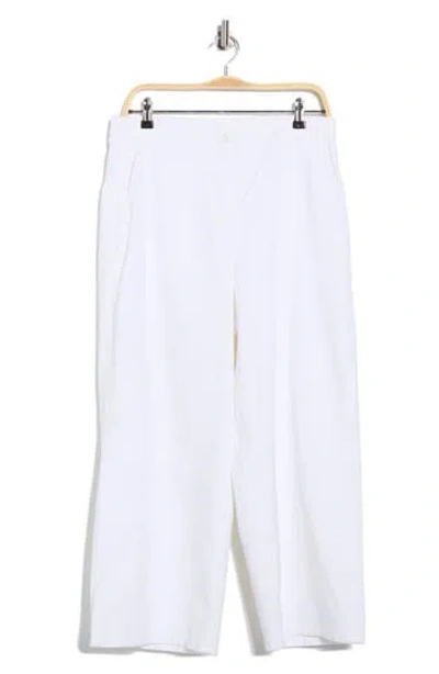 Eileen Fisher Crop Wide Leg Pants In White