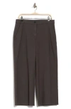 Eileen Fisher Crop Wide Leg Pants In Graphite