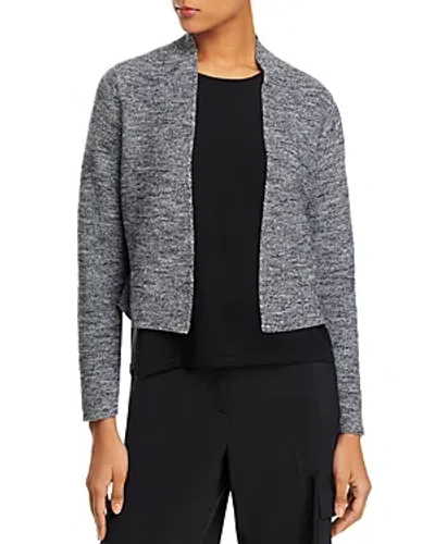Eileen Fisher Cropped Cardigan In Black