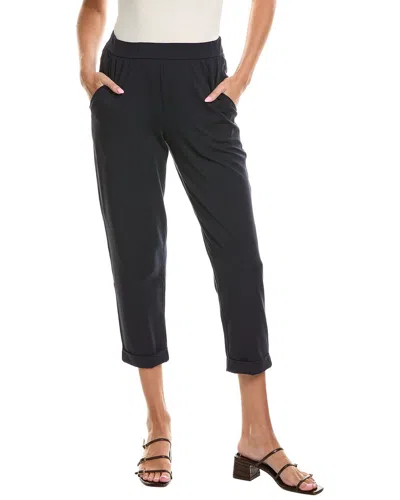 Eileen Fisher Cropped Pant In Navy