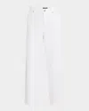 EILEEN FISHER CROPPED STRETCH COTTON DENIM JEANS