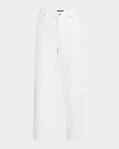 Eileen Fisher Cropped Stretch Cotton Denim Jeans
