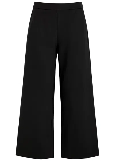 Eileen Fisher High Waist Wide Leg Pants In Black