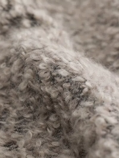 Eileen Fisher Curly Alpaca Wool Blend Vest In Twine