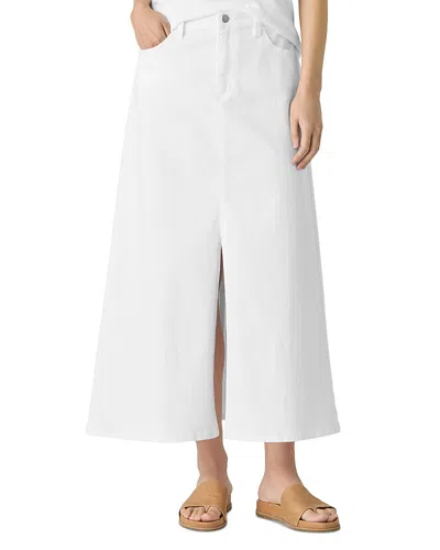EILEEN FISHER DENIM STRAIGHT SKIRT
