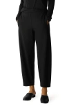 Eileen Fisher Women's Ankle Length Lantern Pull-on Pants In Black