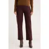 Eileen Fisher Double Knit Lantern Ankle Pants In Brown