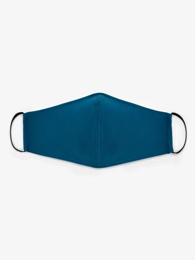 Eileen Fisher Double Layer Fine Jersey Mask In Blue