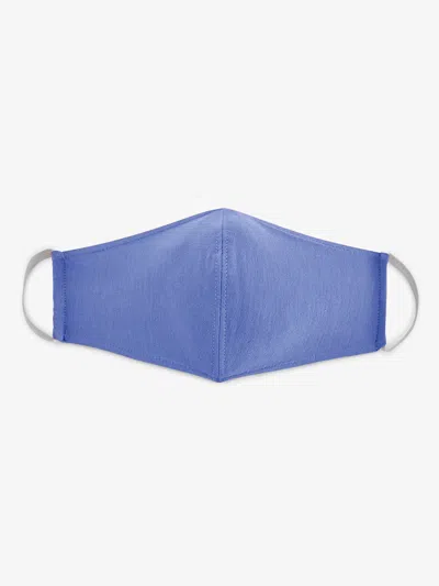 Eileen Fisher Double Layer Fine Jersey Mask In Blue