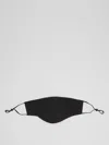Eileen Fisher Double Layer Organic Linen Mask In Black