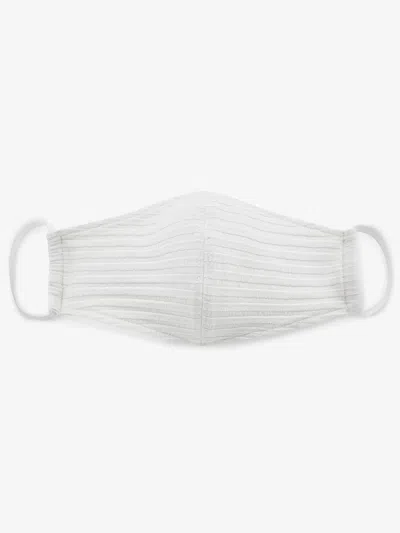 Eileen Fisher Double Layer Stretch Rib Mask In White
