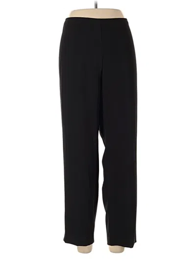 Pre-owned Eileen Fisher Dress Pants In Black