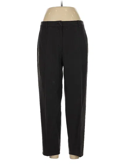 Pre-owned Eileen Fisher Dress Pants In Black