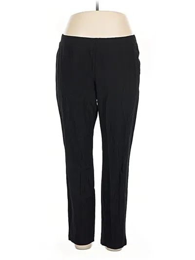Pre-owned Eileen Fisher Dress Pants In Black