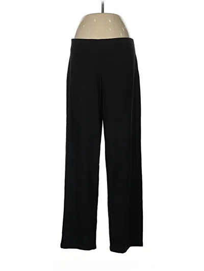 Pre-owned Eileen Fisher Dress Pants In Black